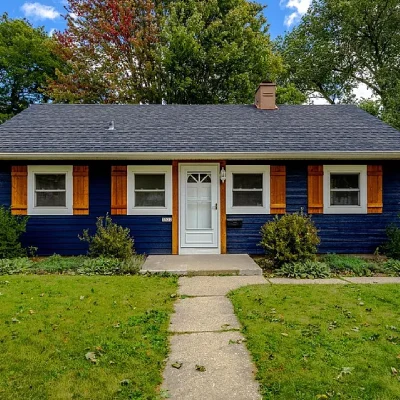 Blue House We Bought